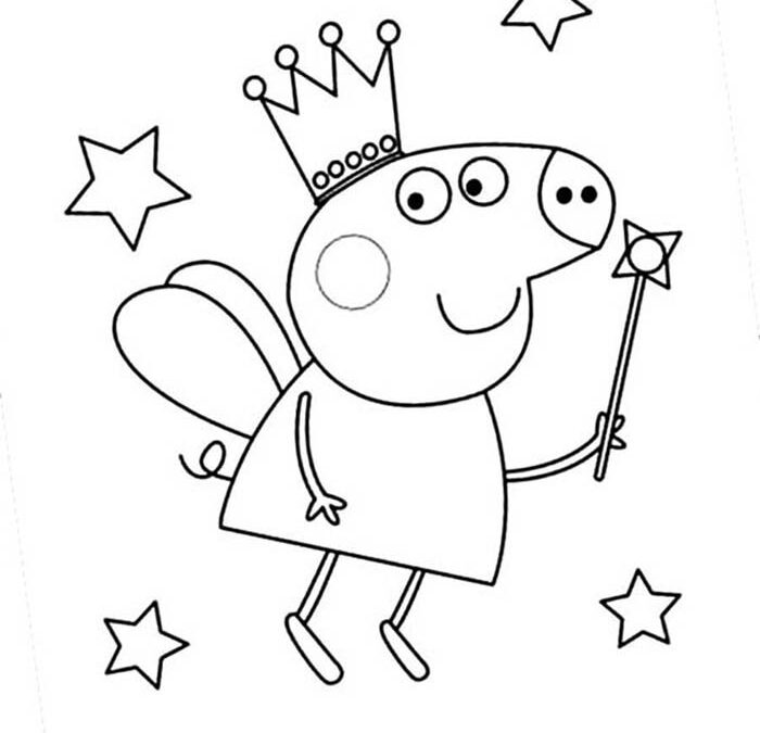 Peppa pig para colorir